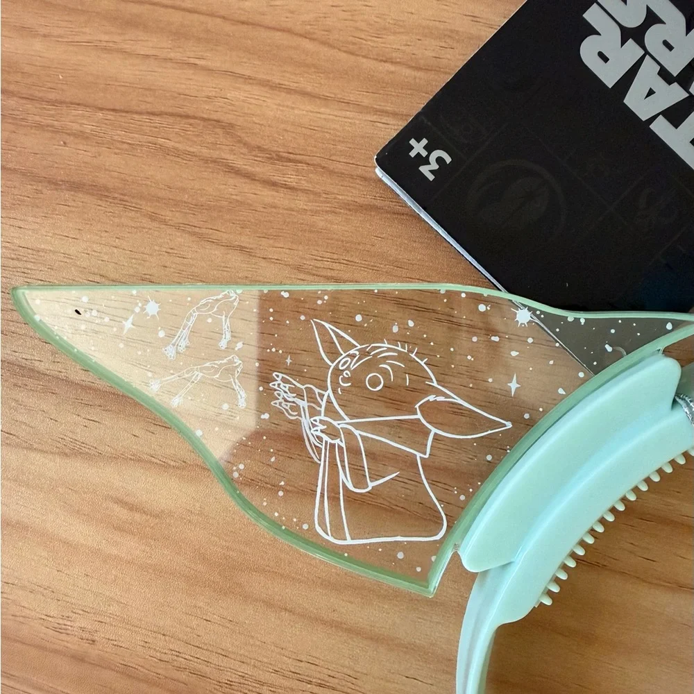 Star Wars The Mandalorian's Grogu Yoda Light-Up Minnie Ears NWT Disney Parks - Picture 5 of 9